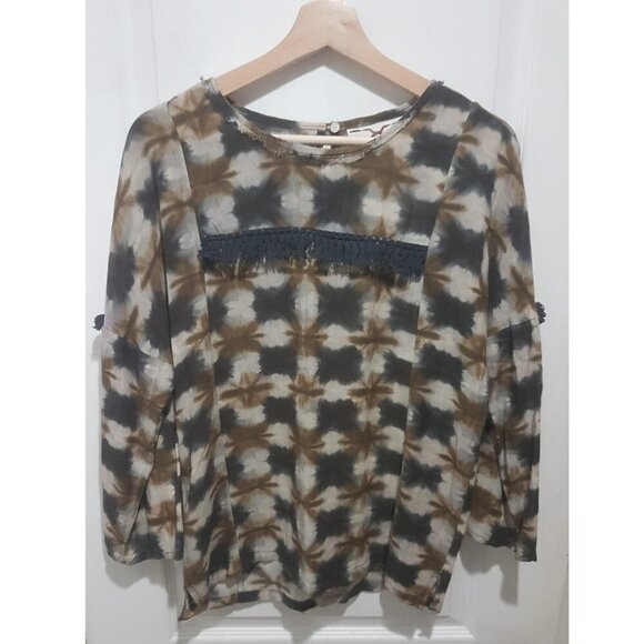 {Flaws} Figue | Mustang dyed blouse with fringe - Picture 2 of 7